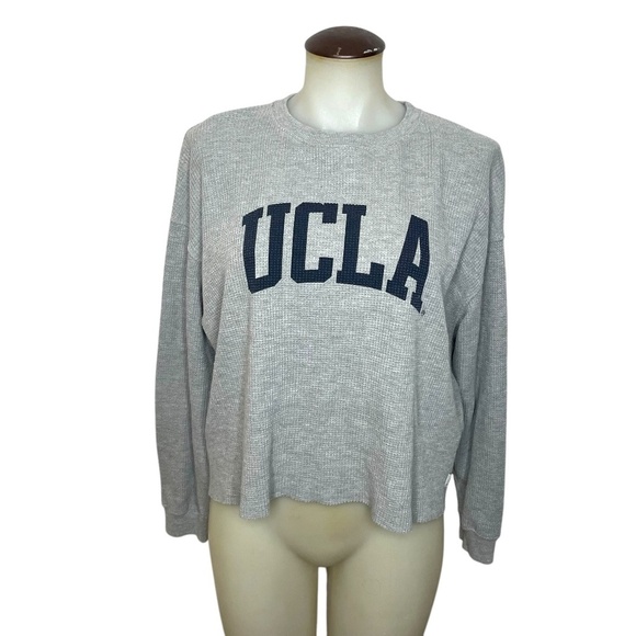 UCLA Thermal Boxy Long Sleeve Top 🤍 - Picture 1 of 9